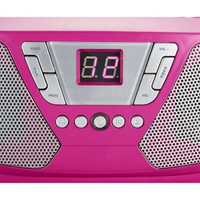 Lecteur CD Portable Rose avec Stickers - BIGBEN INTERACTIVE - CD60RSSTICK