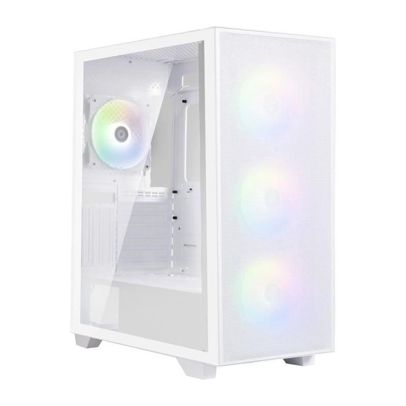 Boîtier PC BITFENIX Flow Blanc Moyen tour ATX - 54x28x46 cm