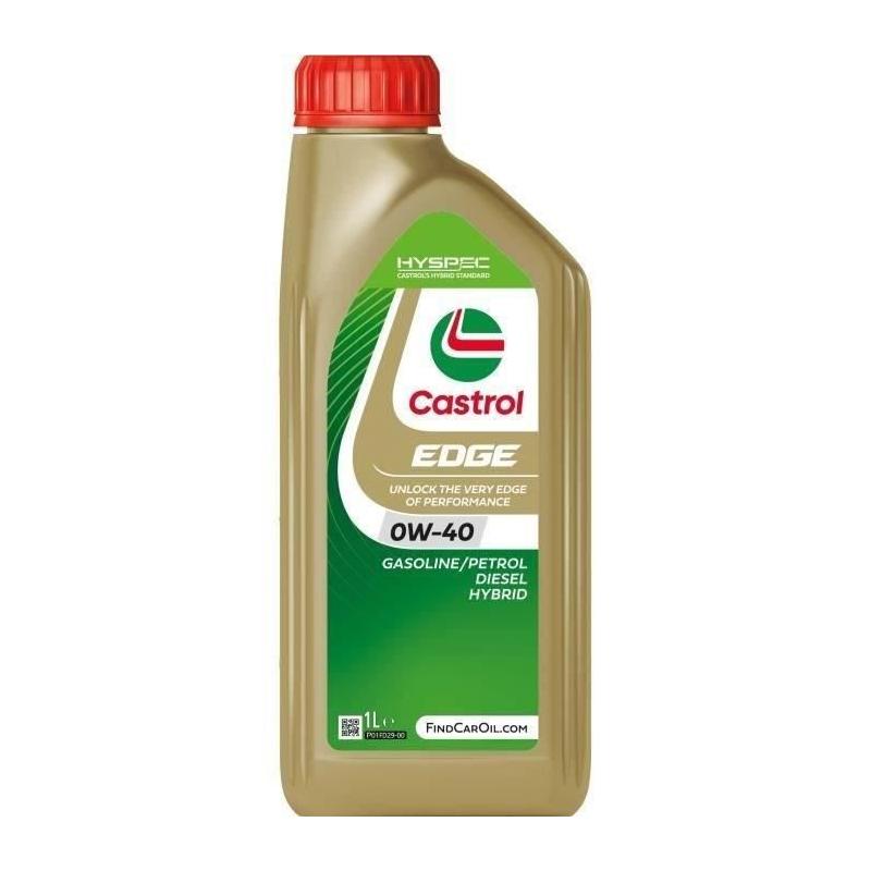 Huile moteur CASTROL EDGE 0W-40 1L - Performance ultime
