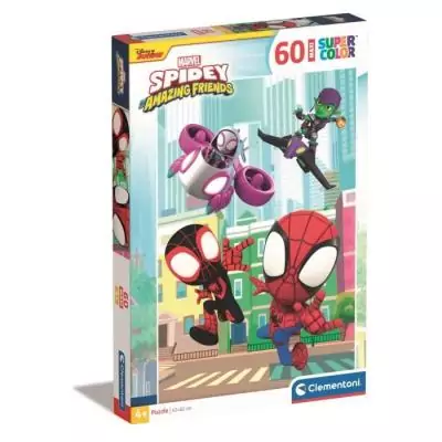 Puzzle 60 pièces maxi - Spidey et ses amis extraordinaires