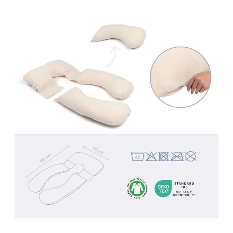 Coussin de Grossesse et d'Allaitement Maxxy XXL - Confort Ultra - Beige