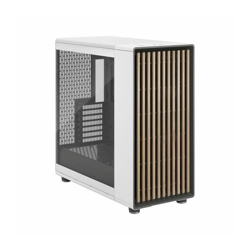 Boîtier PC Design Élégant en Bois et Alliage - FRACTAL DESIGN North XL WhiteTG