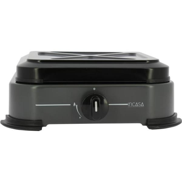Réchaud a gaz d'extérieur 1 feu - INCASA - 016464 - 2,2 kW - Noir - Camping