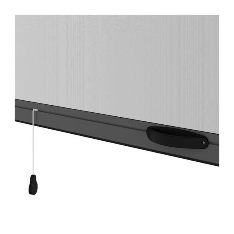 Moustiquaire fenêtre L125xH145 cm gris anthracite