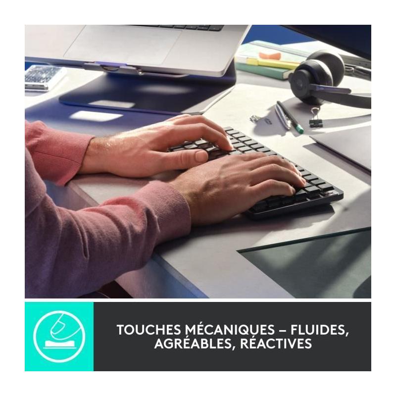 Clavier Logitech MX MECHANICAL - Sans fil et retroeclairé