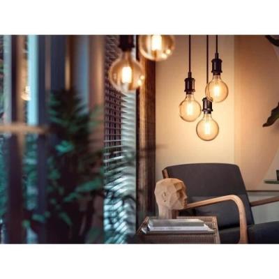 Ampoule LED connectée Philips Hue White G93 Globe - Contrôle Bluetooth, Compatible avec Alexa, Google et Homekit