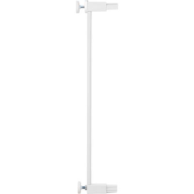 Extension de barrière de sécurité 7 cm Blanc Métal: compact et efficace