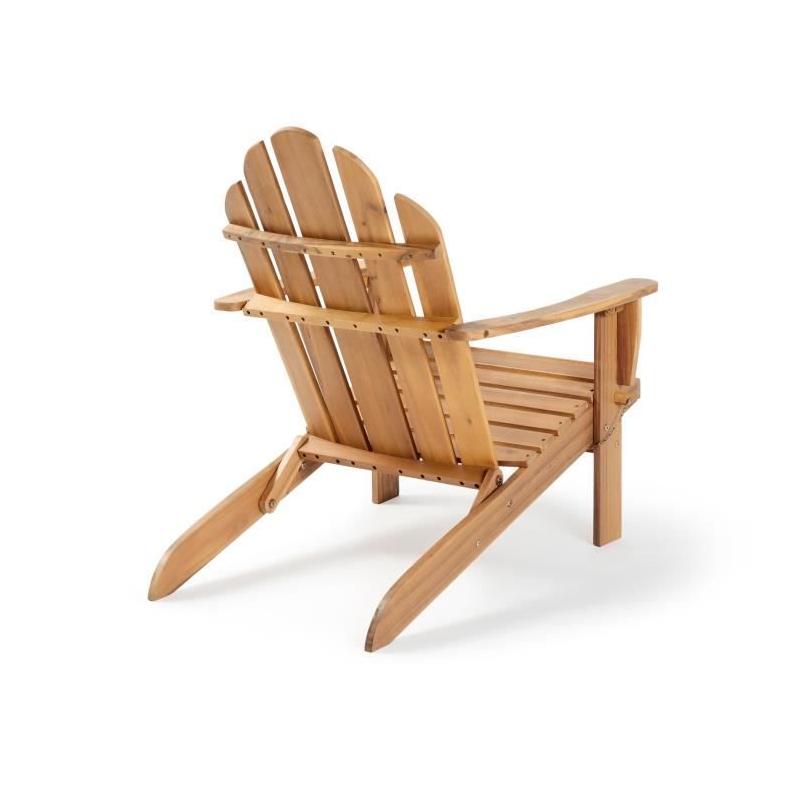 Fauteuil de jardin pliable en bois d'Acacia FSC - Compact et élégant