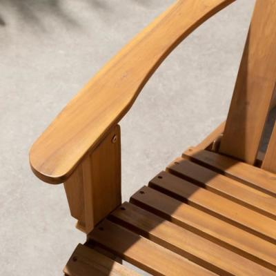 Fauteuil de jardin pliable en bois d'Acacia FSC - Compact et élégant