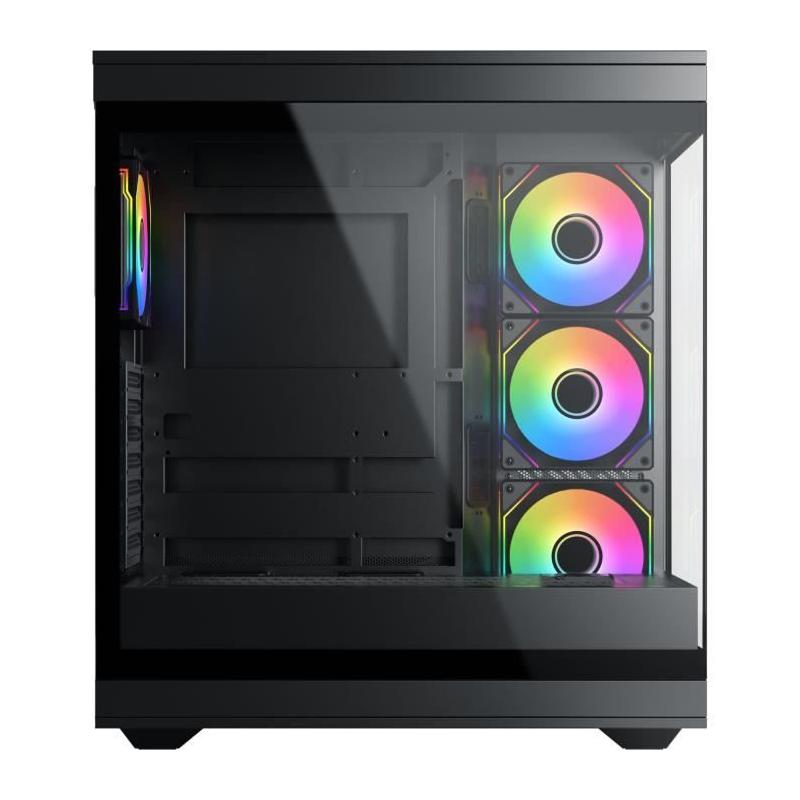 Boîtier PC XIGMATEK META: Moyen tour E-ATX Verre trempé ARGB Noir