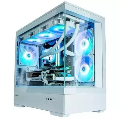 Boitier PC ZALMAN P30 Blanc - Mini tour Micro-ATX LED A-RGB