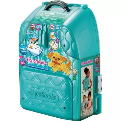 Sac-à-dos créatif DX Aquabeads - Jeu de perles à repasser