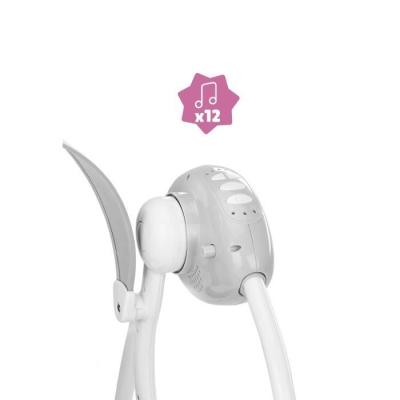 Badabulle Balancelle Electrique Confort Pliable Compact - Arche de jeux amovible