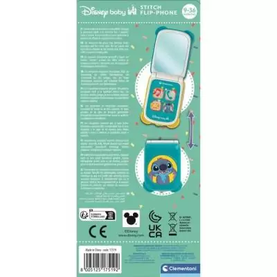 CLEMENTONI - Flip Phone Stitch - Jeu d'éveil amusant
