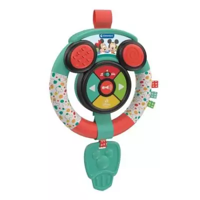 CLEMENTONI - Volant d'activités - Disney - Jouet d'éveil vibrante