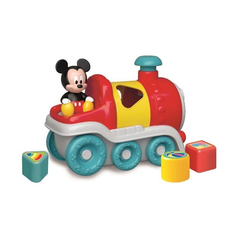 CLEMENTONI - Le train des formes de Mickey: jouet d'éveil ludique