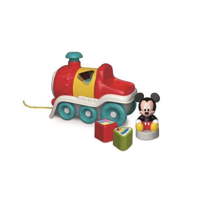 CLEMENTONI - Le train des formes de Mickey: jouet d'éveil ludique
