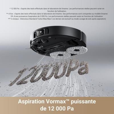 Aspirateur Robot DREAME X40 8 en 1 - Navigation Intelligente