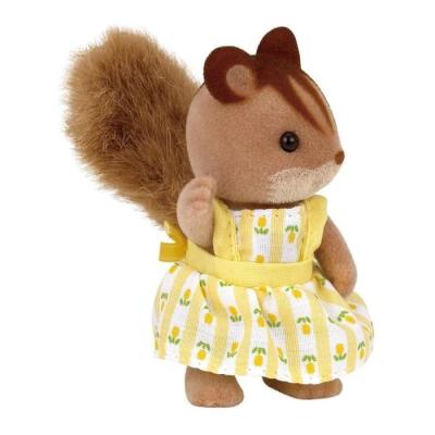 Figurine miniature Famille Écureuil Roux - SYLVANIAN FAMILIES - Idéal pour les enfants dès 3 ans