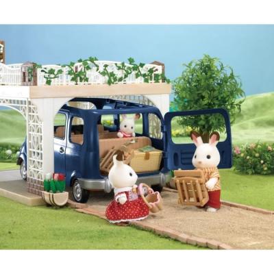 Figurines miniatures Monospace 7 places pour SYLVANIAN FAMILIES