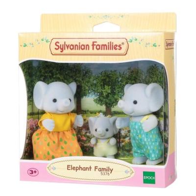 Figurine Miniature: Famille Elephant - SYLVANIAN FAMILIES