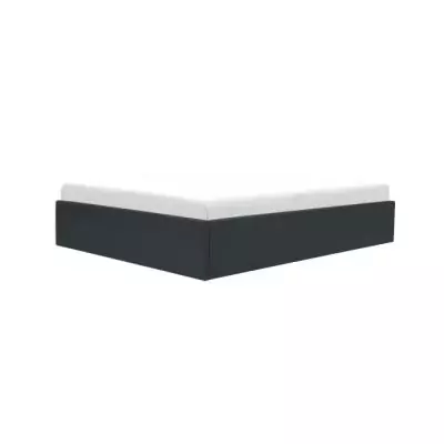 Lit coffre adulte ECLIPSE 140x190 cm - Simili Noir | Bois certifié FSC - Responsable & Pratique Lit coffre adulte ECLIPSE 140x190 cm - Simili Noir | Bois certifié FSC - Responsable & Pratique