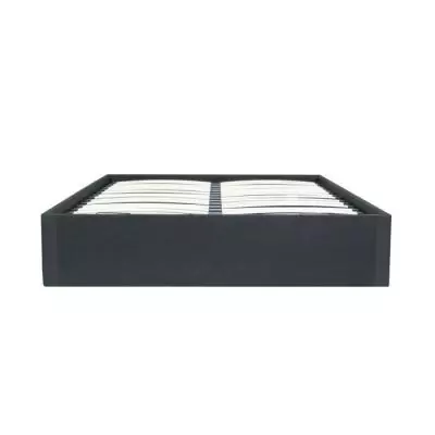 Lit coffre adulte ECLIPSE 140x190 cm - Simili Noir | Bois certifié FSC - Responsable & Pratique Lit coffre adulte ECLIPSE 140x190 cm - Simili Noir | Bois certifié FSC - Responsable & Pratique