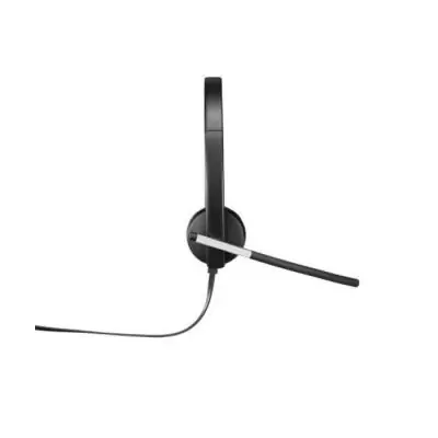 Casque filaire Logitech H650E - Micro stéréo gris Casque filaire Logitech H650E - Micro stéréo gris