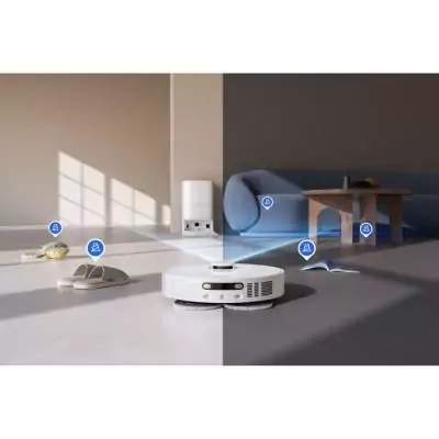 Aspirateur Robot MOVA E30 Ultra avec Vidage Automatique - Nettoyage Automatique des Serpillières