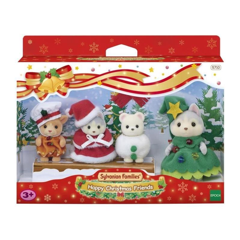 Poupée - SYLVANIAN FAMILIES - Coffret Noël - 4 figurines