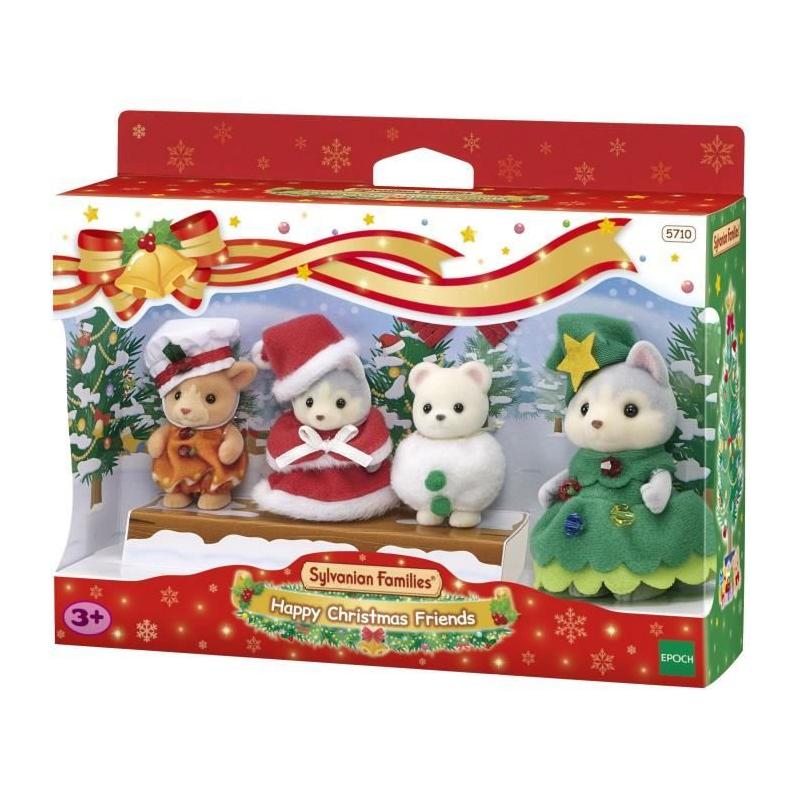 Poupée - SYLVANIAN FAMILIES - Coffret Noël - 4 figurines
