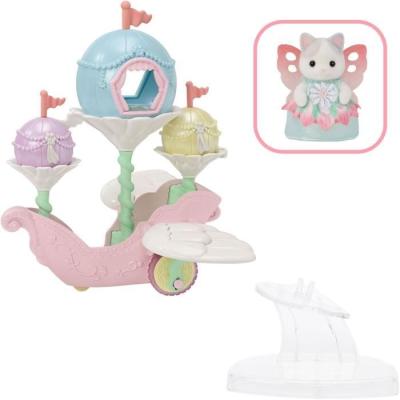 Le bateau floral SYLVANIAN FAMILIES - 5827 : Figurine miniature de rêve