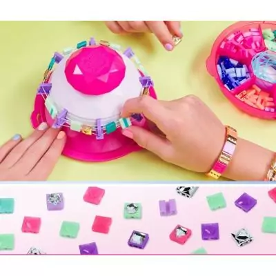 Fais briller tes créations avec le kit SPIN MASTER COOL MAKER - POP STYLE PACK STRASS ET PAILLETTES