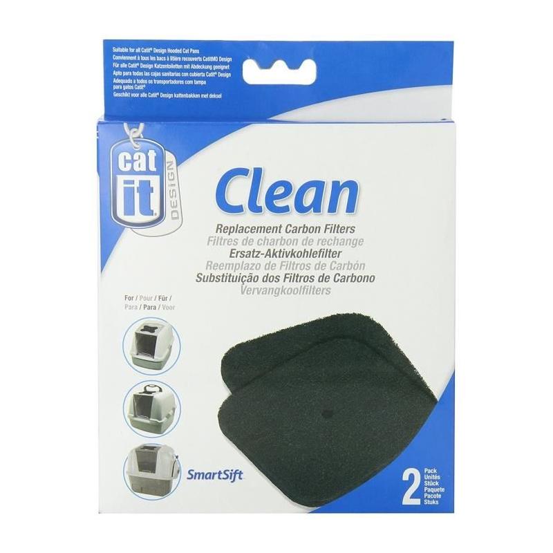 Recharge 2 filtres charbon pour maison de toilette - Efficacité garantie