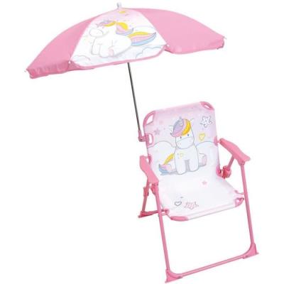 Ensemble Table et Chaise Bébé Licorne avec Parasol - Fun House