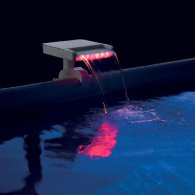 Fontaine cascade LED pour piscine Intex - Effet spectaculaire