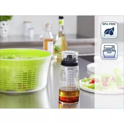 Shaker vinaigrette pratique 300ml Leifheit - Anti-goutte