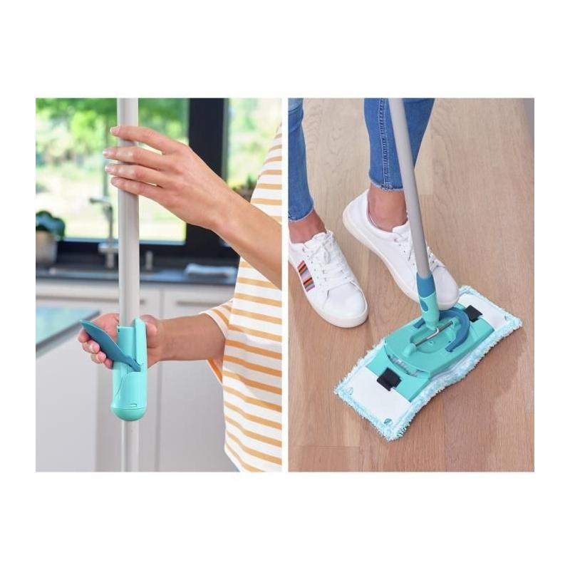 Ensemble balai serpillère avec seau essoreur et roulettes Clean Twist M Ergo Mobile 52121 Leifheit