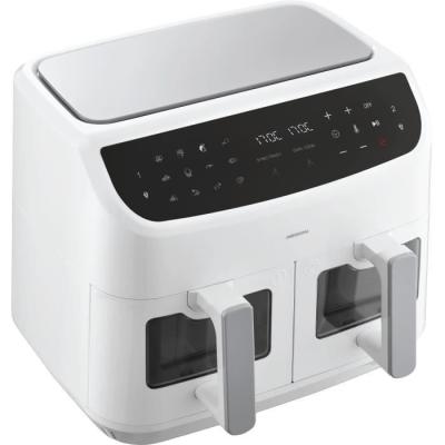 Friteuse à Air Chaud MEDION P20 XXL Twin - 2600 W - 2 paniers - Blanc