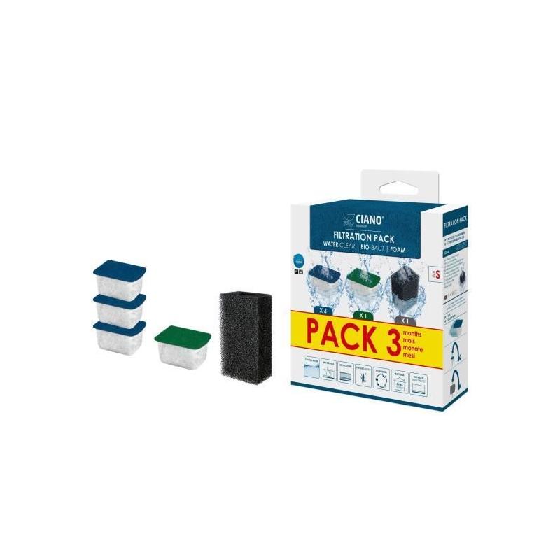 Pack filtres 3 mois CIANO taille S - Aquarium