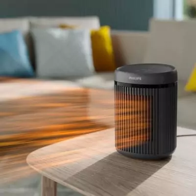 Chauffage d'appoint PHILIPS - 1500W - Noir - 15m²