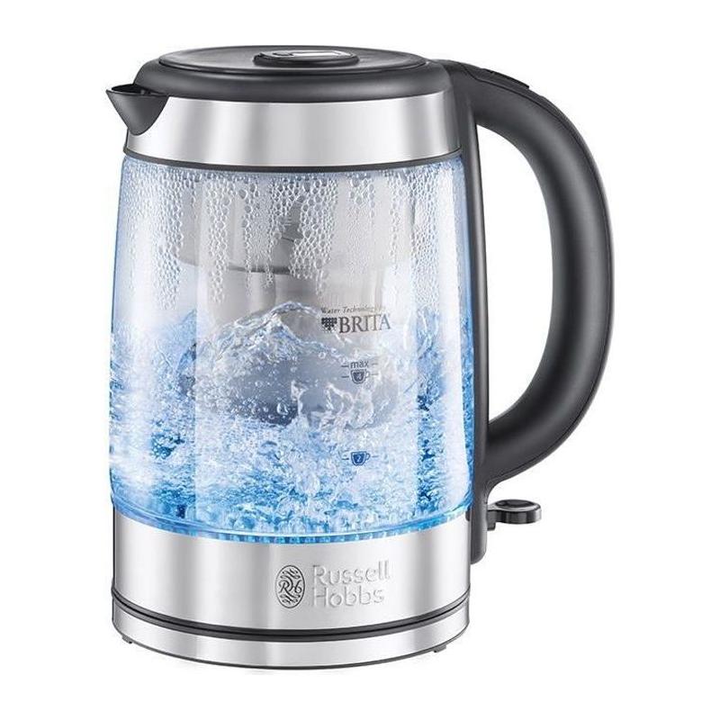Bouilloire en Verre Filtrante 1L Clarity - RUSSELL HOBBS - 20760-57