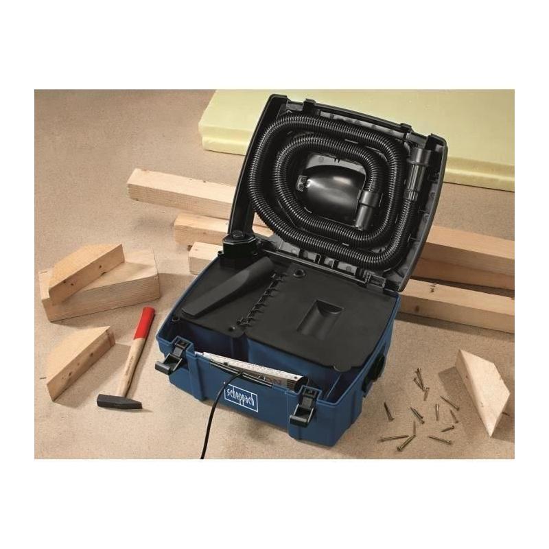Aspirateur compact de chantier Scheppach - 1250W - Cuve 5L