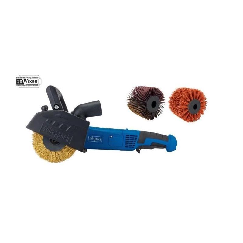 Kit complet de brosses abrasives MRS1300 - Laiton, Nylon, Lanière abrasive