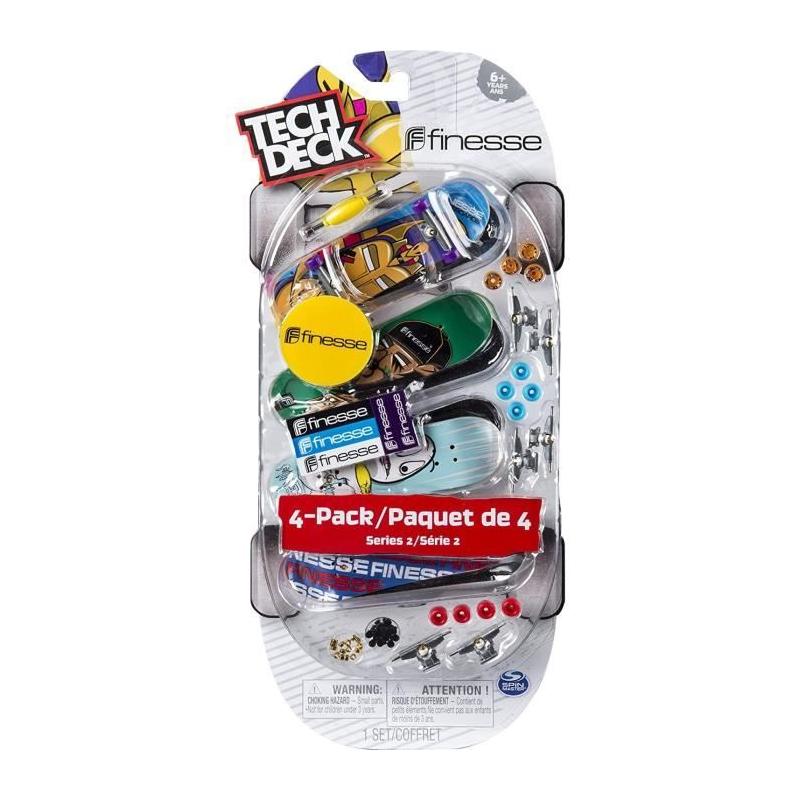 Pack 4 Finger Skates Tech Deck - Personnalisez vos planches !
