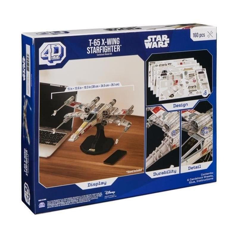 Maquette 4D Chasseur X-Wing Star Wars - Kit Modélisme 28 cm