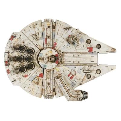Maquette 4D du Faucon Millenium - Kit de Construction 48 cm