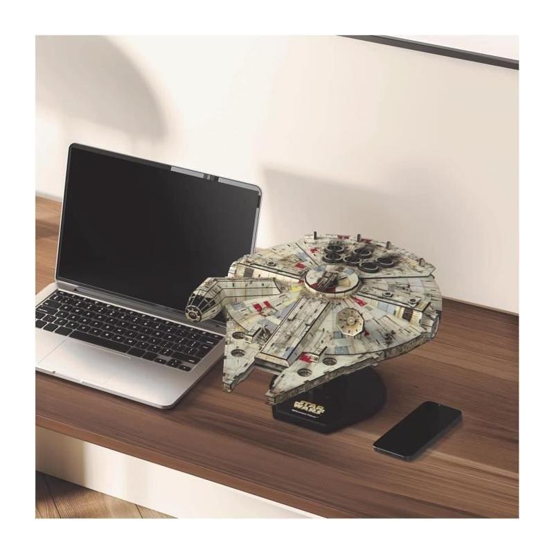 Maquette 4D du Faucon Millenium - Kit de Construction 48 cm