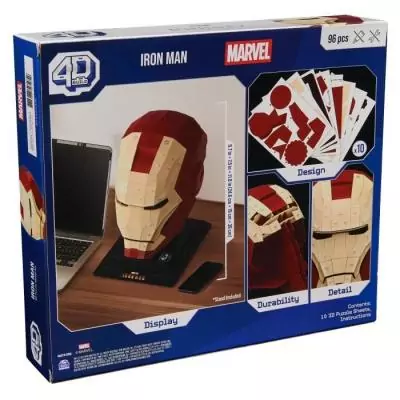 Marvel - CASQUE IRON MAN - Maquette 4D facile à construire