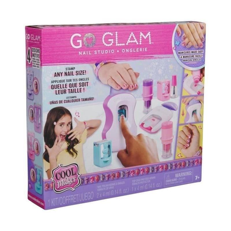 Coffret Go Glam Nail Studio: Créez des ongles étincelants!